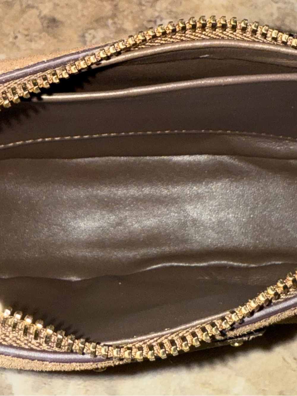 Prada Arque Mini Suede Shoulder Bag - Picture 8 of 11